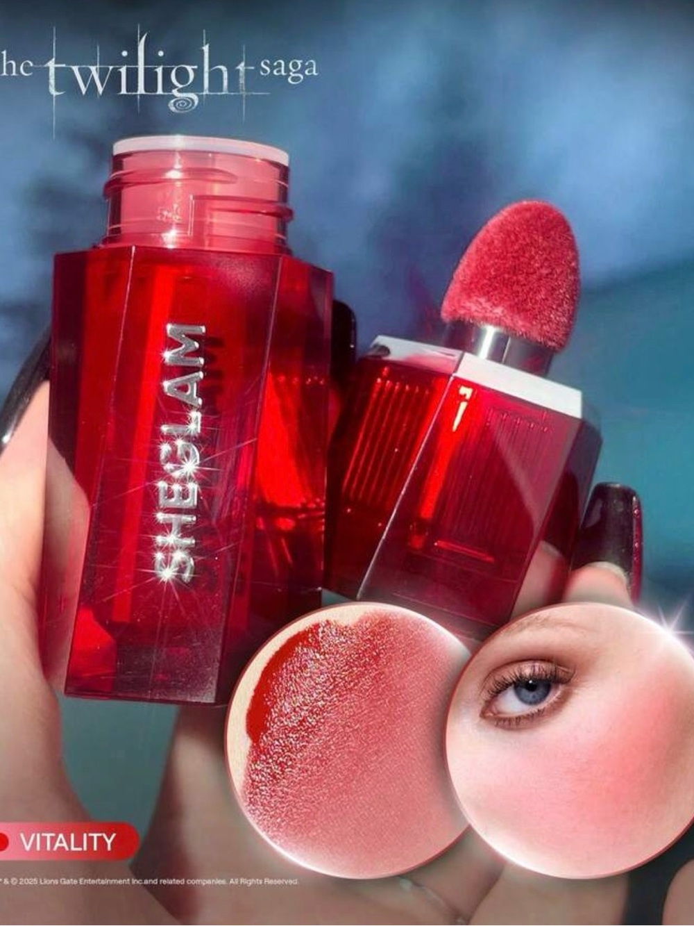 SHEGLAM Forbidden Love Liquid Blush - Red